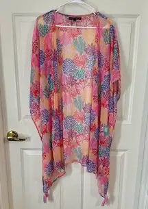 America & Beyond Mauve Sedge Rush Cover Up Size XL