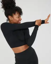 Aerie Cropped Long OFFLINE Sleeve by Seamless T-Shirt