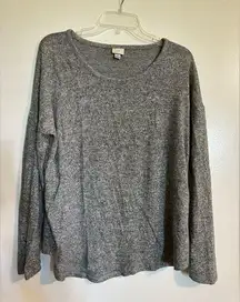 A New Day  - Grey thin Crew Neck Sweater