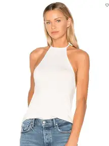 NWT h:ours Bellamy Tank Top in White Size S