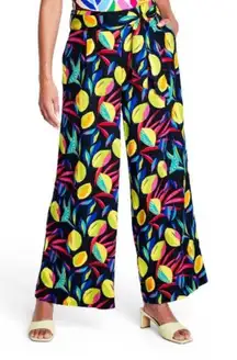 Tabitha‎ Brown x Target Wide Leg Lemon Print Pants Size XXS NWT