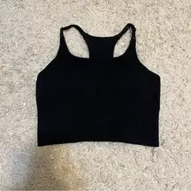 balance athletica vitality black seamless sport bra size small