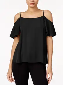 ✨HP✨Bar III Flutter-Sleeve Cold-Shoulder Top✨
