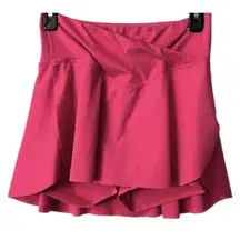 Pink Athletic Skirt Skort S with 2 Pockets Workout Running Gym Flirty Flouncy