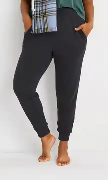 Aerie Waffle Knit Joggers in Dark Gray