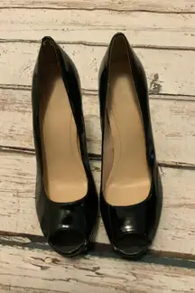 SANDIE Patent Leather Heels - 6.5