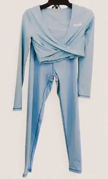 Nelk Boys Full Send Matching Set – XS V-Neck Crop Top & High-Rise Leggings