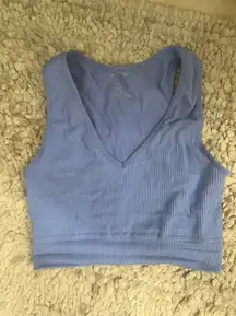 Blue Crop Top 