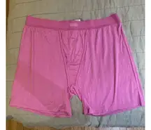 SKIMS RARE  SIZE 2X 2022 Bubblegum pink sleep boxers boxer shorts NWT 2XL