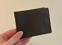 J.d. mcdougall like new leather Wallet with checks and balances section