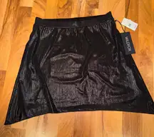 Wildfox women’s black shimmer skirt size‎ large NWT concert, going out