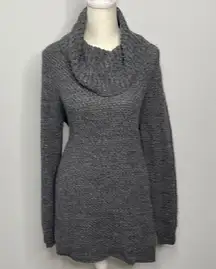 Hilary Radley cotton Blend cowl knit sweater.  Size Large.  Warm and comfy.