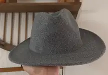 Universal Thread Gray Soft Fedora Hat Adjustable