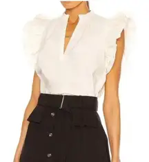 Ulla Johnson Ivory Cream Elena Top Sz 4