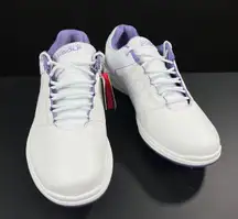 Skechers SKU 7791 Womens White and Purple Go Golf Sneaker Size 8