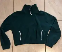 Cropped Fleece Zip Up