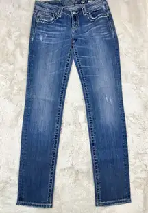 Miss Me Jeans Womens 28 Blue Bootcut JP51095K2 Skinny