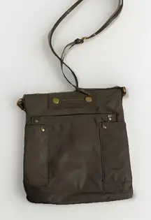 MARC by Marc Jacobs New York Bag Preppy Nylon Sia Crossbody Gray Adj. Strap