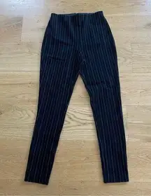 NBD  High Waist Pinstripe Leggings in Black & White