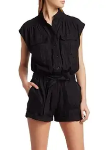 Frame linen romper