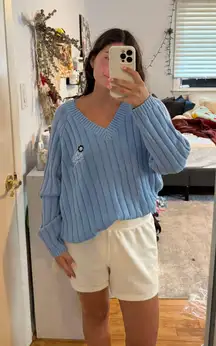 Ribbed Sweater Small