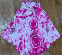TRUE ROCK Pink Tie-Dye Top