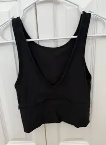 Lululemon Power Pivot Ribbed Tank Black