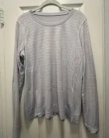 Lavender Lululemon Swiftly Relaxed Long Sleeve