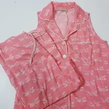 Bed Head Pajamas Dragonfly Print Sleepwear PJ Outfit Set Co-Ord Sets