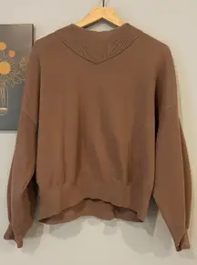 CALIA by Carrie Underwood Mock Neck Sweater | Lion Brown | XXL