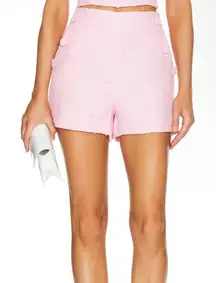 Pink Tweed Ramone Shorts Size