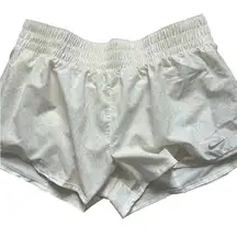 Sold Nike One Dri-FIT Ultra High-Waisted 3" Brief-Lined Shorts, Cream,Size Large