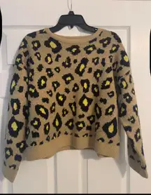 Pants Store Leopard Print Sweater