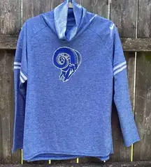 Nike NFL LA Rams Cowl Neck Dri Fit Long Sleeve Shirt | M