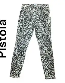 Pistola womens 27 skinny jeans leopard print animal hot denim stitch fix basic c