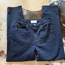 MOTHER SUPERIOR High Waisted Study Skimp In The Devil May Care Navy Jeans Sz‎ 29