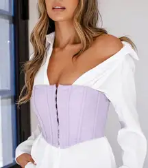 Lilac Purple Corset Top