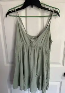 kiwi bunch Sage Green Summer Dress