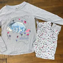 Disney  Store Organic Cotton Retire 2pc Pajamas Women’s XS Long Sleeve N  Joggers