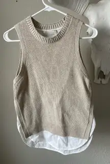 Brochu Walker Linen Blend Sweater Vest