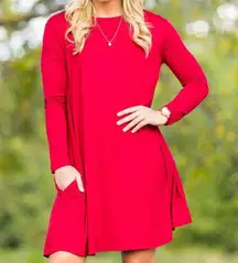 Long Sleeve Swing Dress