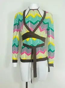 BCBGMAXAZRIA Y2K CHEVRON 2PC SET