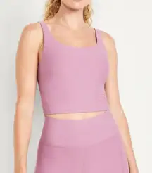 Old Navy NWT longline bra size M purple Fuschia