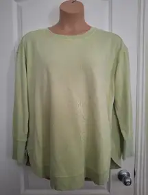 Maurices 1x Casual Light Green Sweatshirt for Women