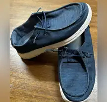 Reef Women’s Size 7 Cushion Coast Textile Navy Blue Shoes