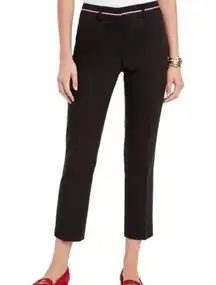 Tommy Hilfiger Black Bristol Cropped Slim Leg Pants