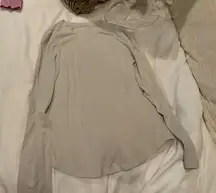 Lulu oversized cream tee