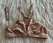 Skims Fits Everybody Racerback Plunge Bralette Clay
Size Small