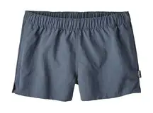 Patagonia Womens Medium Dolomite Blue Barely Baggies Shorts