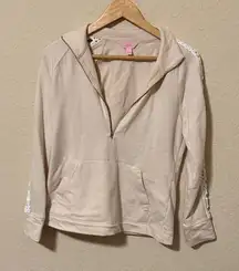 Lilly Pulitzer Women's Cream Jacket with Lace Detail size small